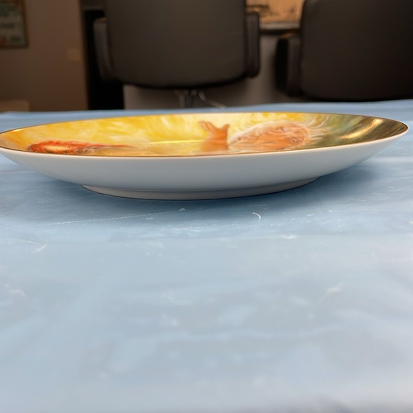 Reaching Together collectors plate by Su Etem numbered edition 1982 mother boy - Picture 2 of 7